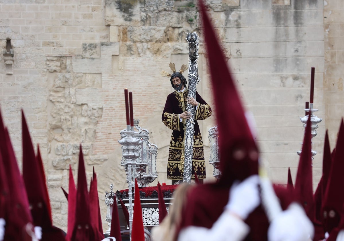 El Señor de los Reyes, durante la procesión del pasado Domingo de Ramos