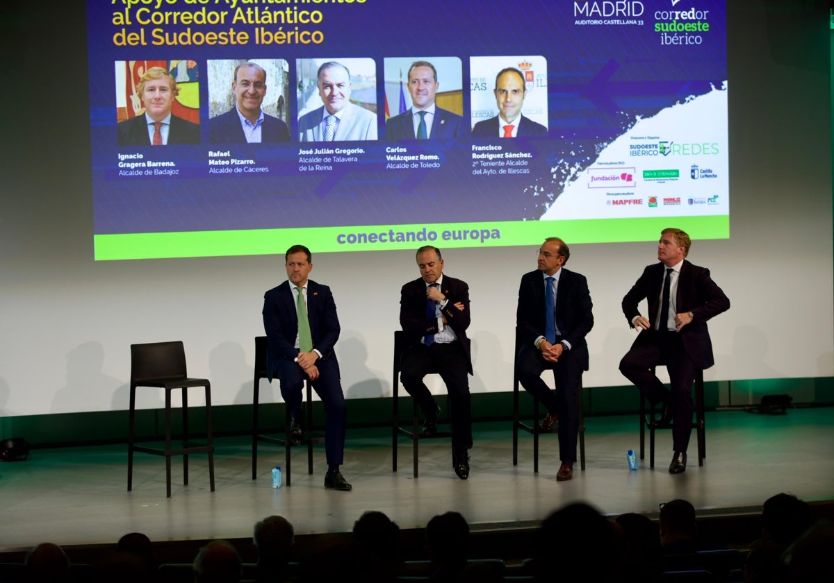 Alcaldes de Toledo, Talavera, Cáceres y Badajoz en el foro de Madrid