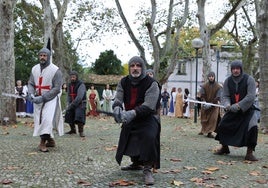 Los caballeros templarios cobrarán vida en el Ateneo Mercantil de Valencia con una exhibición de lucha medieval con espadas