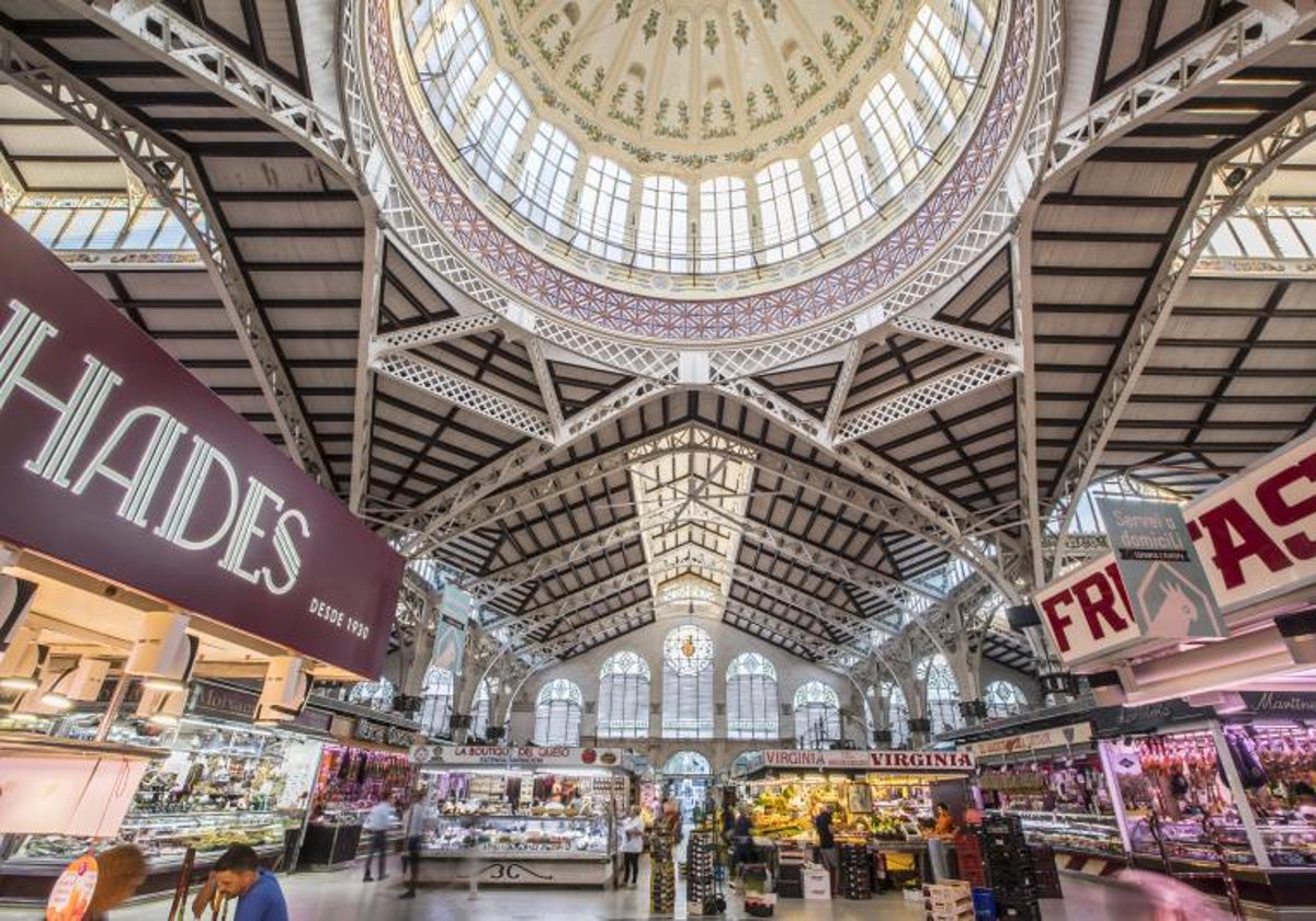 Imagen de archivo del interior del Mercado Central de Valencia