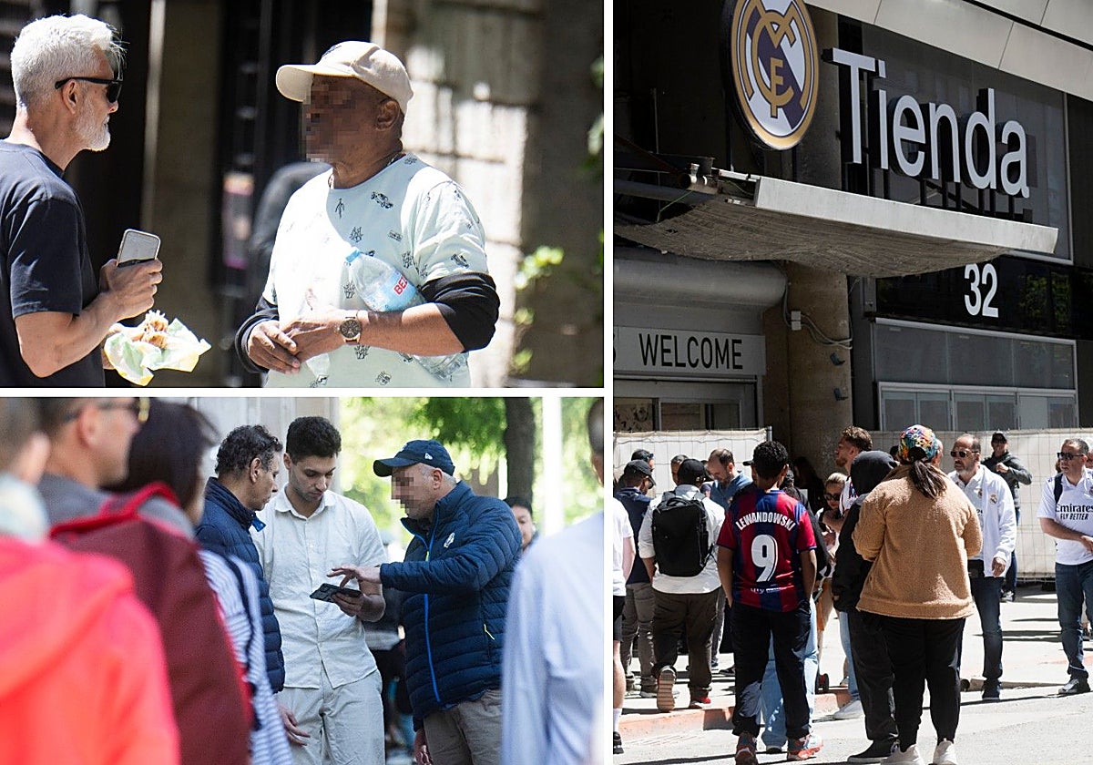 Los reventas ofrecen sus entradas en los aledaños de las taquillas del Real Madrid