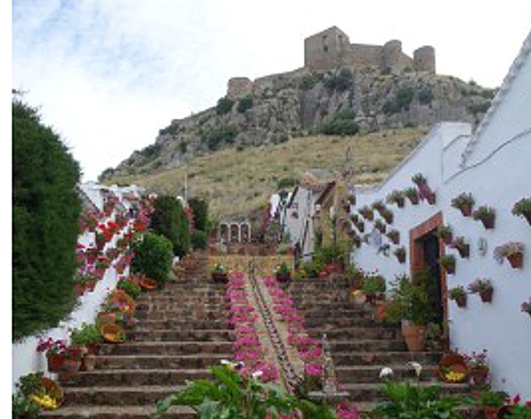 Escalera al castillo de Belmez