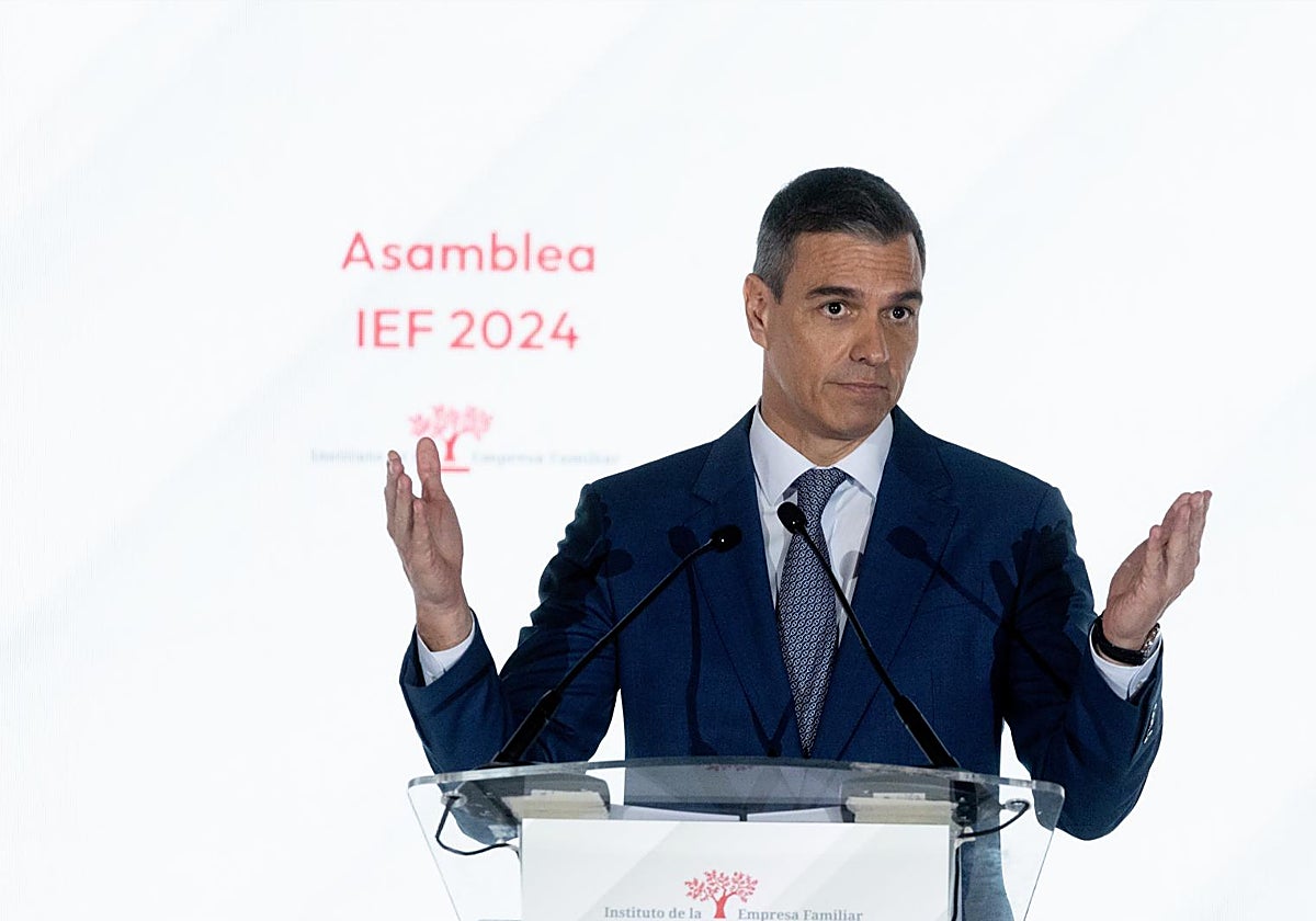 Imagen del presidente del Gobierno, Pedro Sánchez