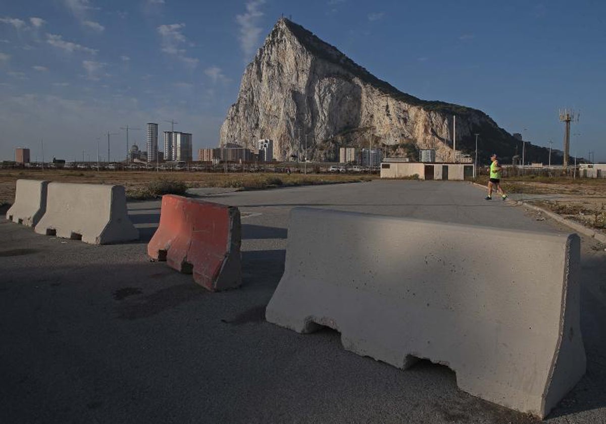 Panorámica del Peñón desde Gibraltar esta semana