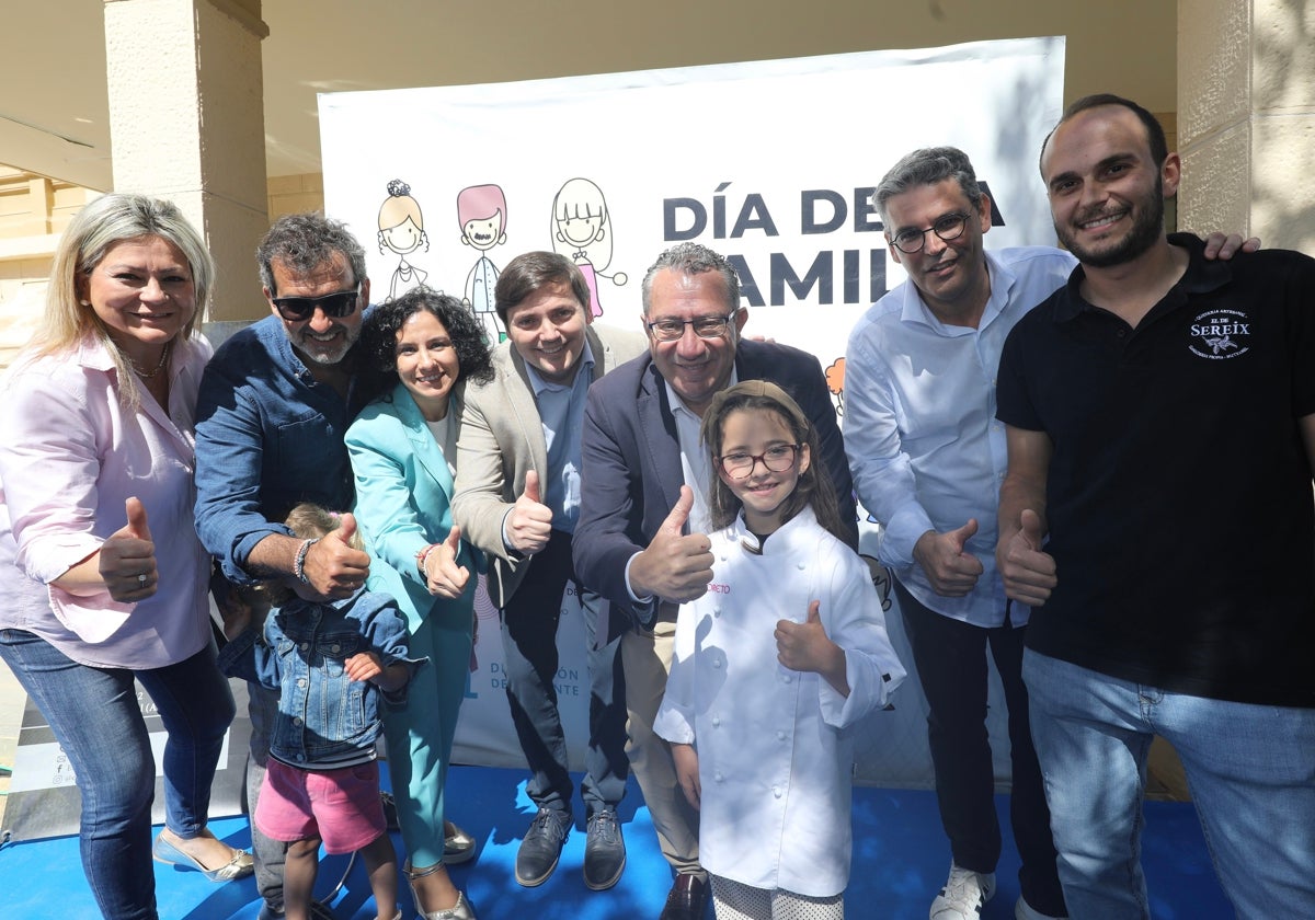 El presidente de la Diputación de Alicante, Toni Pérez, en la celebración del Día Internacional de las Familias.
