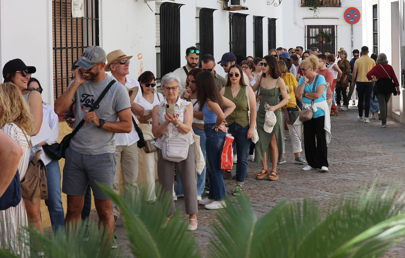 Las imponentes colas del último sábado de los Patios de Córdoba, en imágnes