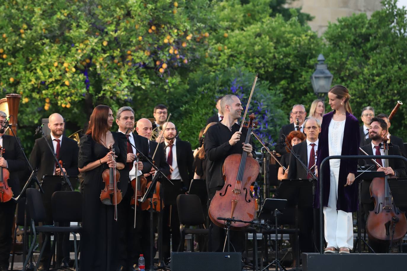 Las imágenes del concierto de la Orquesta de Córdoba en los Jardines del Alcázar