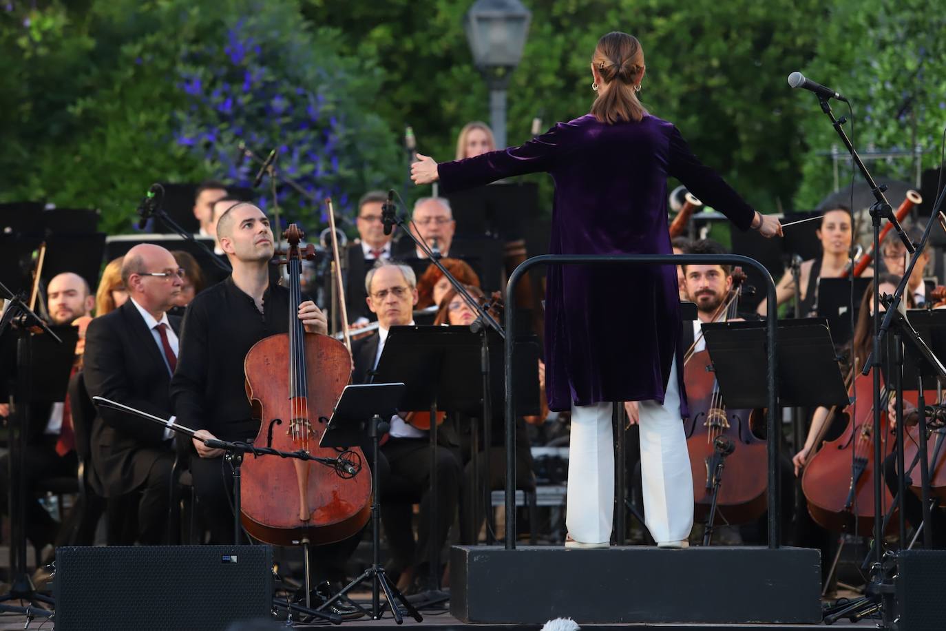 Las imágenes del concierto de la Orquesta de Córdoba en los Jardines del Alcázar