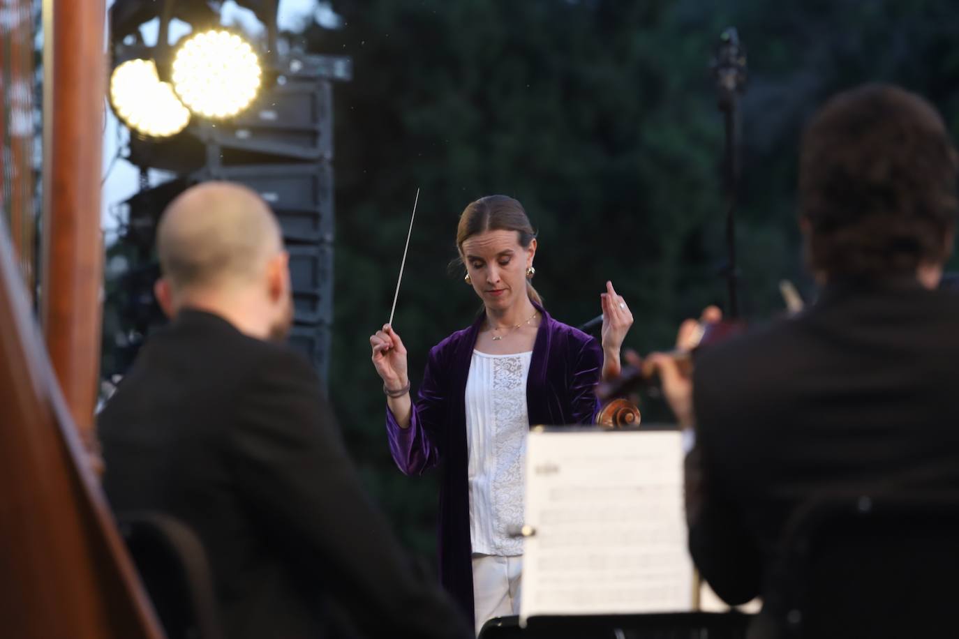 Las imágenes del concierto de la Orquesta de Córdoba en los Jardines del Alcázar