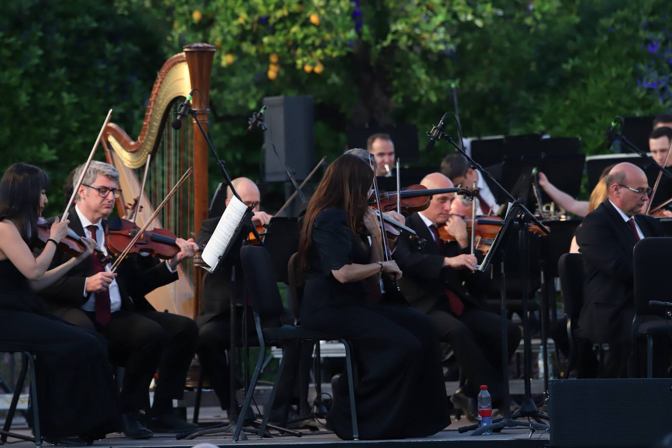 Las imágenes del concierto de la Orquesta de Córdoba en los Jardines del Alcázar