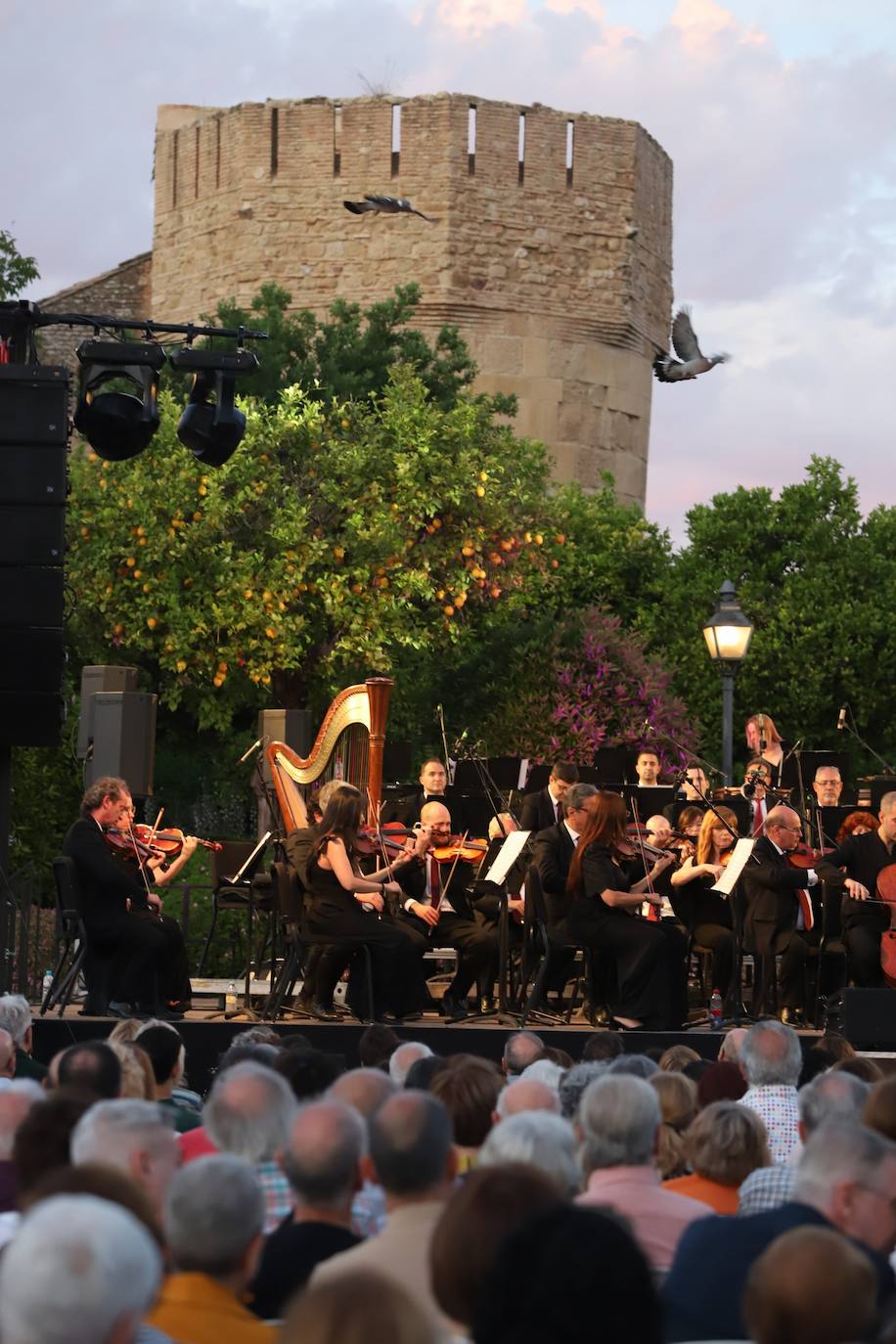 Las imágenes del concierto de la Orquesta de Córdoba en los Jardines del Alcázar