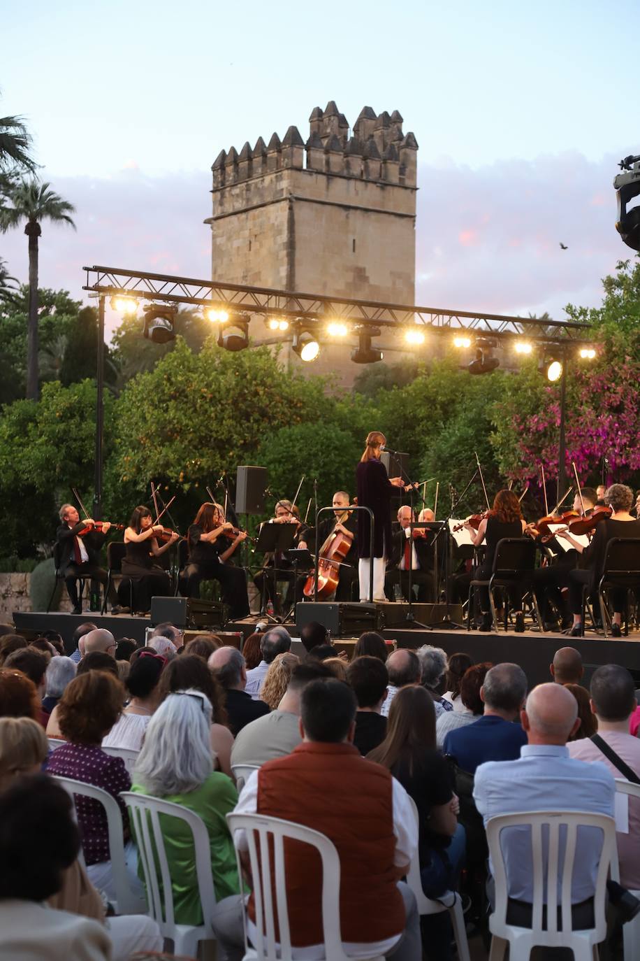 Las imágenes del concierto de la Orquesta de Córdoba en los Jardines del Alcázar