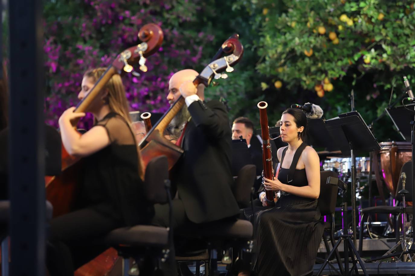 Las imágenes del concierto de la Orquesta de Córdoba en los Jardines del Alcázar