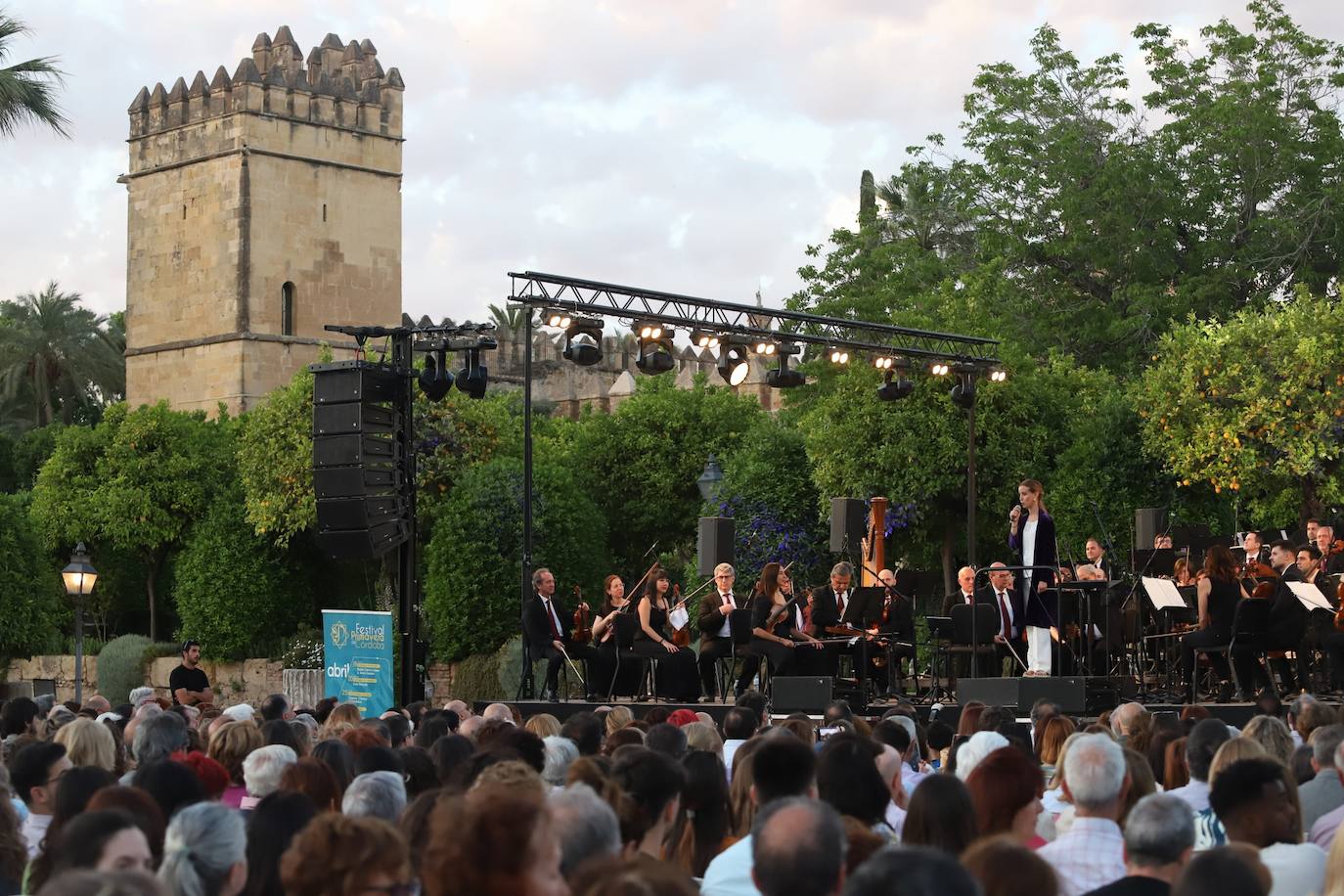 Las imágenes del concierto de la Orquesta de Córdoba en los Jardines del Alcázar