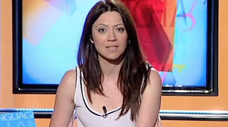 Marcela Topor, durante el programa de televisión que presenta