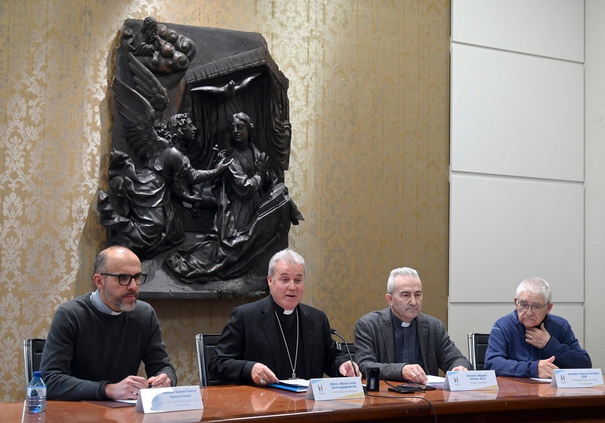 Rueda de prensa del Arzobispado de Burgos sobre la situación del monasterio de Belorado