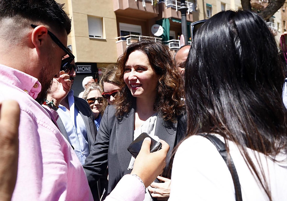 La presidenta de la Comunidad de Madrid, Isabel Díaz Ayuso
