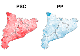 ¿Quién roba el voto a quién? El caladero de votos de cada partido en las elecciones catalanas