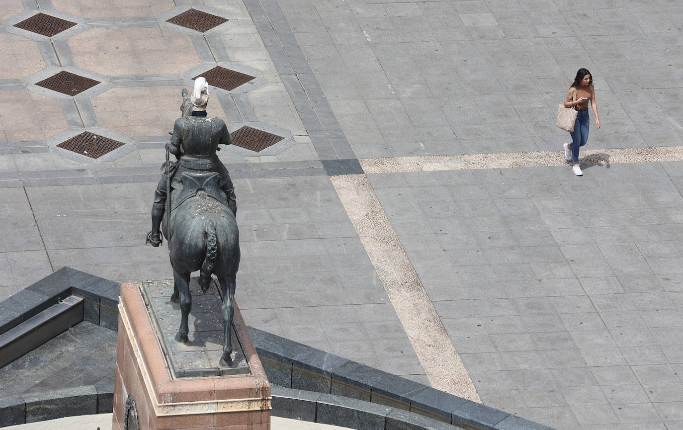 Fotos: la nueva plaza de Las Tendillas, al detalle tras cumplir 25 años