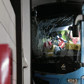 Una guagua atropella a varias personas en una estación de Gran Canaria