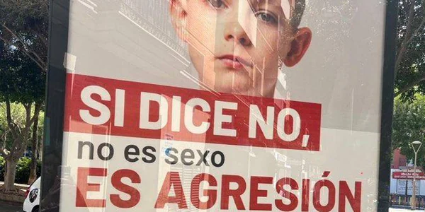 The Almería Metropolis Council removes a poster from the Ministry of Equality that means consensual intercourse with minors