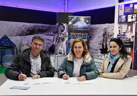 Cedillo firma un convenio con el Observatorio de AstroHita para la construcción del telescopio Clypeus
