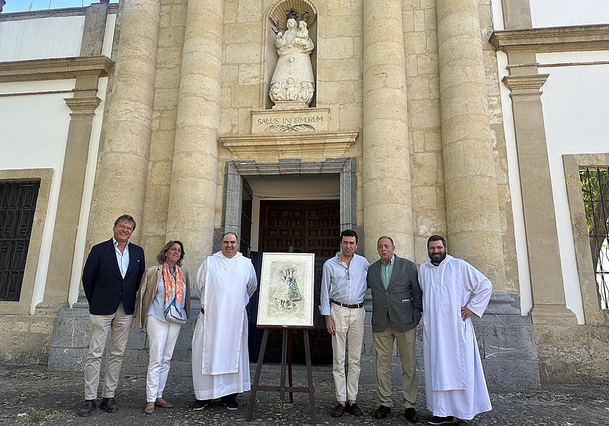 Presentación del cuadro de la Virgen de la Salud de Córdoba en su ermita