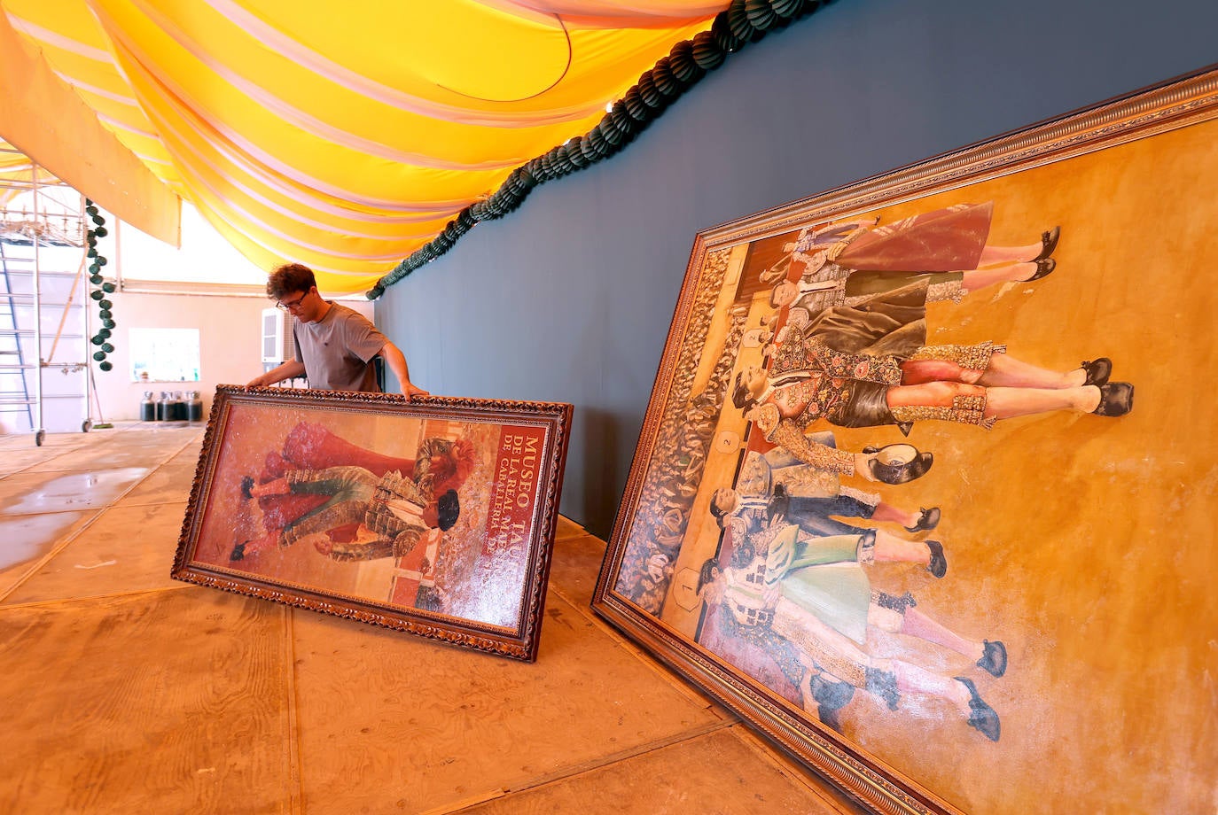 Fotos: el montaje de la Feria de Córdoba llega a los últimos toques