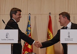 Mazón y Page abogan por una «estrategia nacional» para zanjar «con rigor» la 'guerra' del agua en España