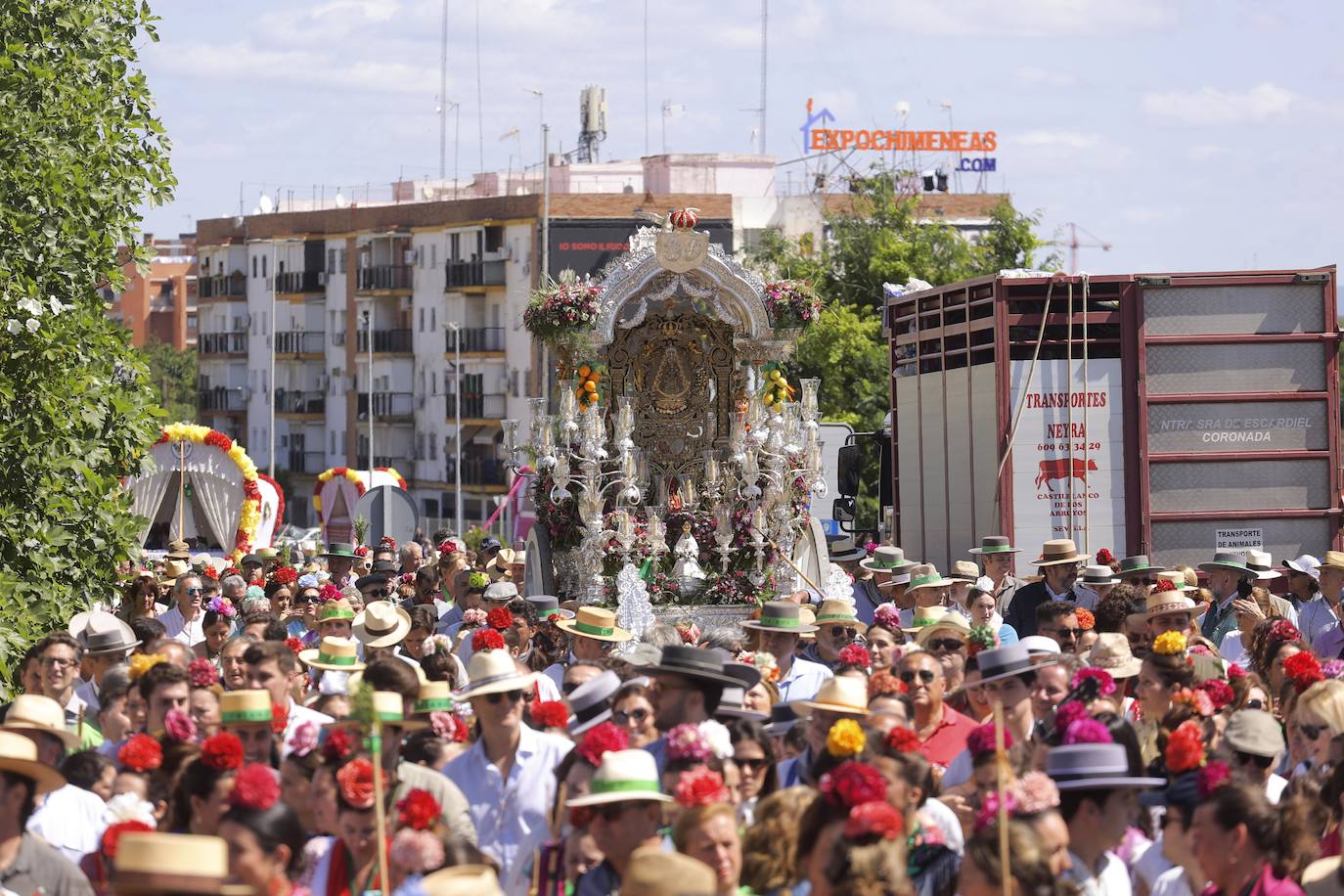 La Hermandad del Rocío de Triana inicia hoy miércoles su peregrinación a la aldea