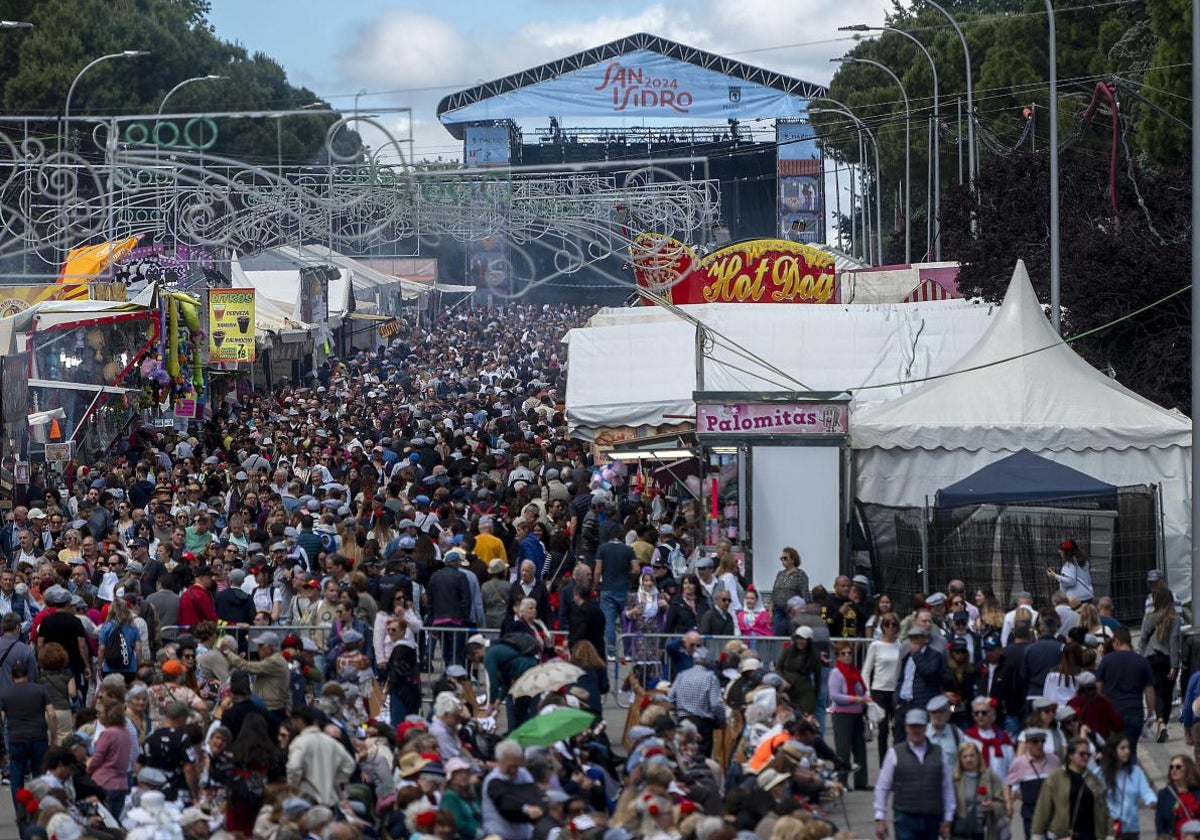 Las fiestas de San Isidro, abarrotadas durante el 15 de mayo