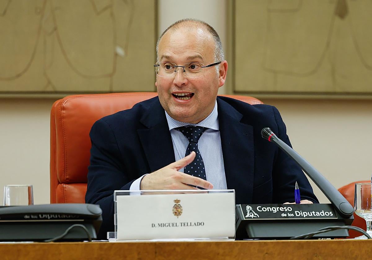 Miguel Tellado, portavoz del PP en el Congreso
