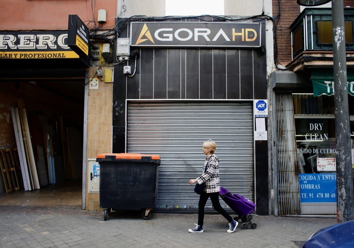 El lugar donde ocurrieron los hechos, junto a la discoteca Ágora, en Puente de Vallecas