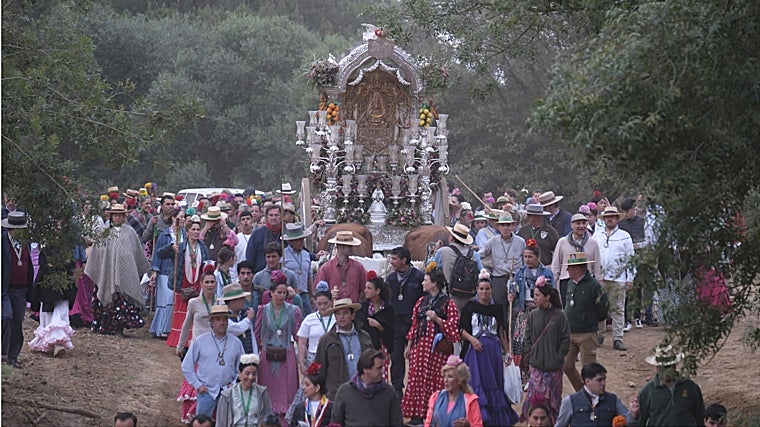Triana llegando al vado del Quema