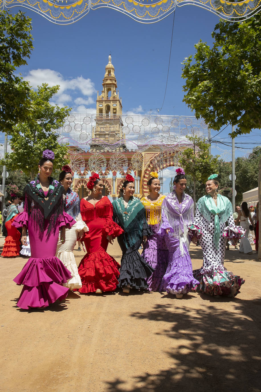 Fotos: El Arenal abarrotado en el primer sábado de la Feria de Córdoba