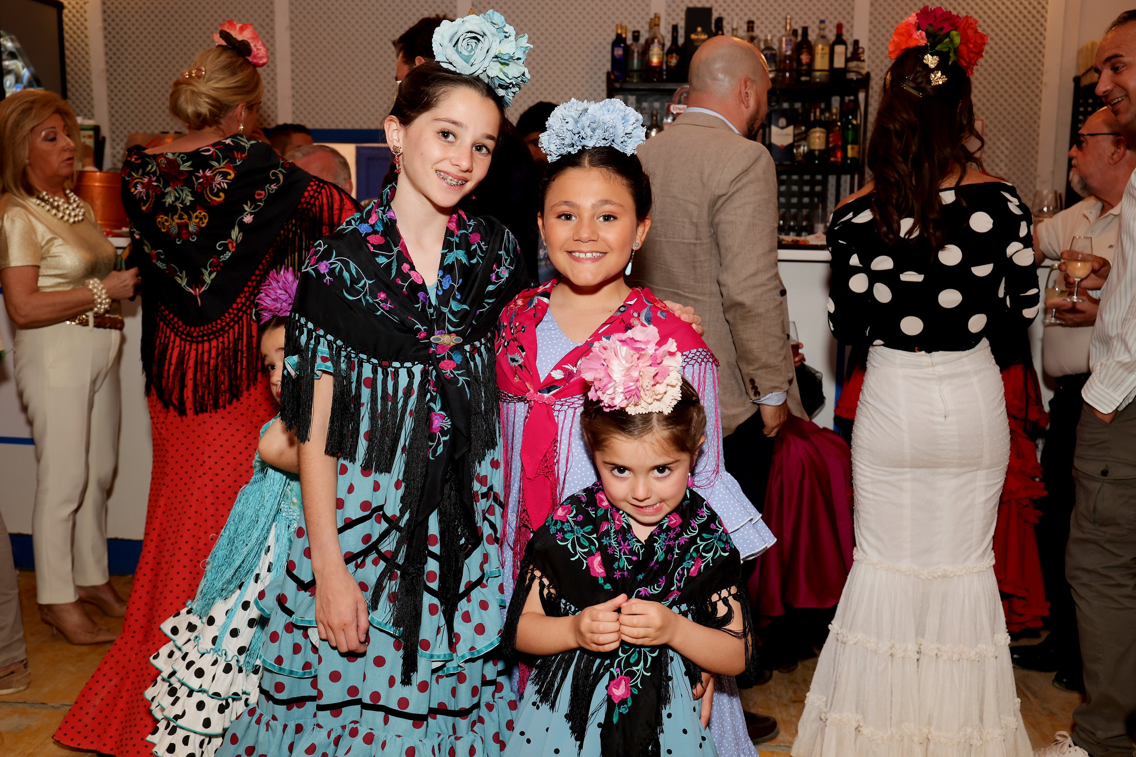 Las imágenes del ambiente en las casetas el domingo de la Feria de Córdoba (I)