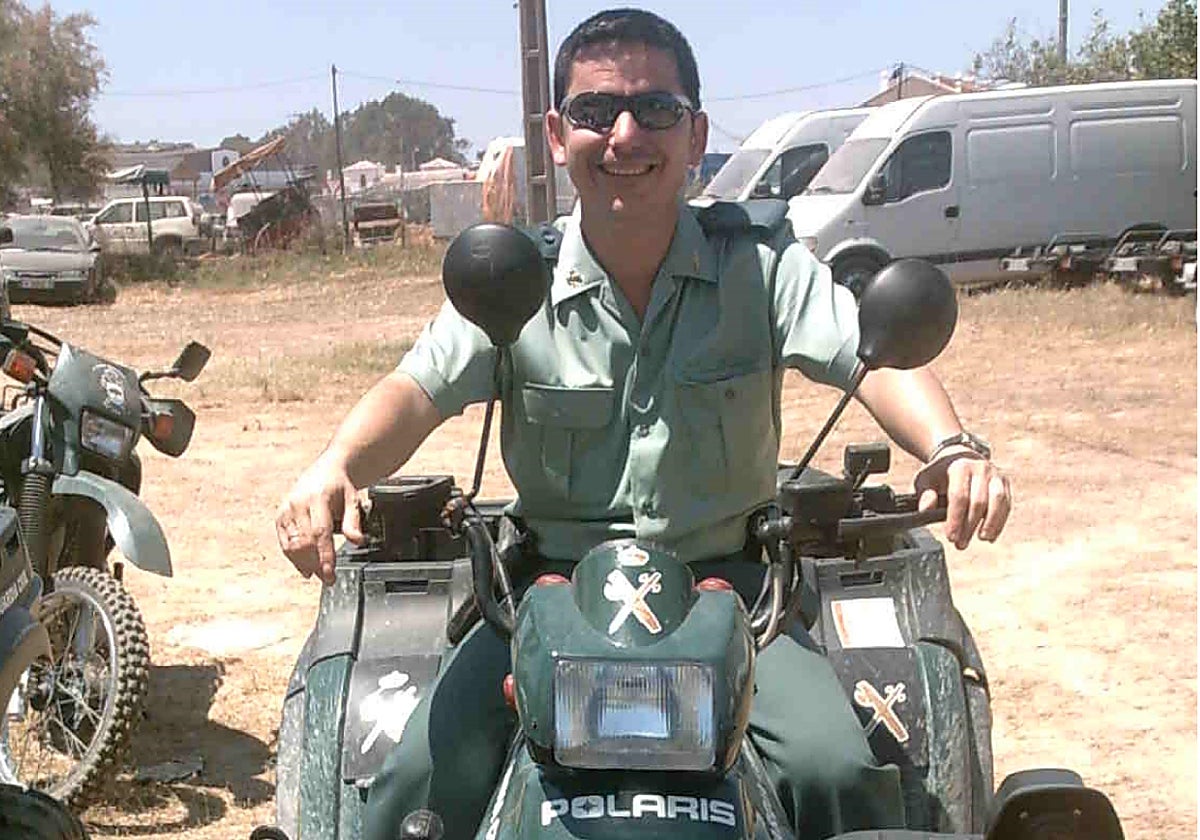 Curro en una imagen de hace unos años en el Rocío