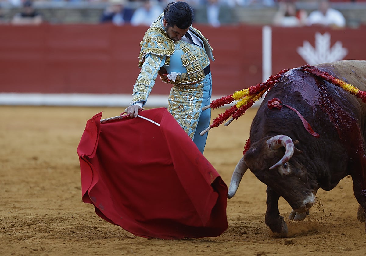 Morante de la Puebla en el festejo de este sábado en Córdoba