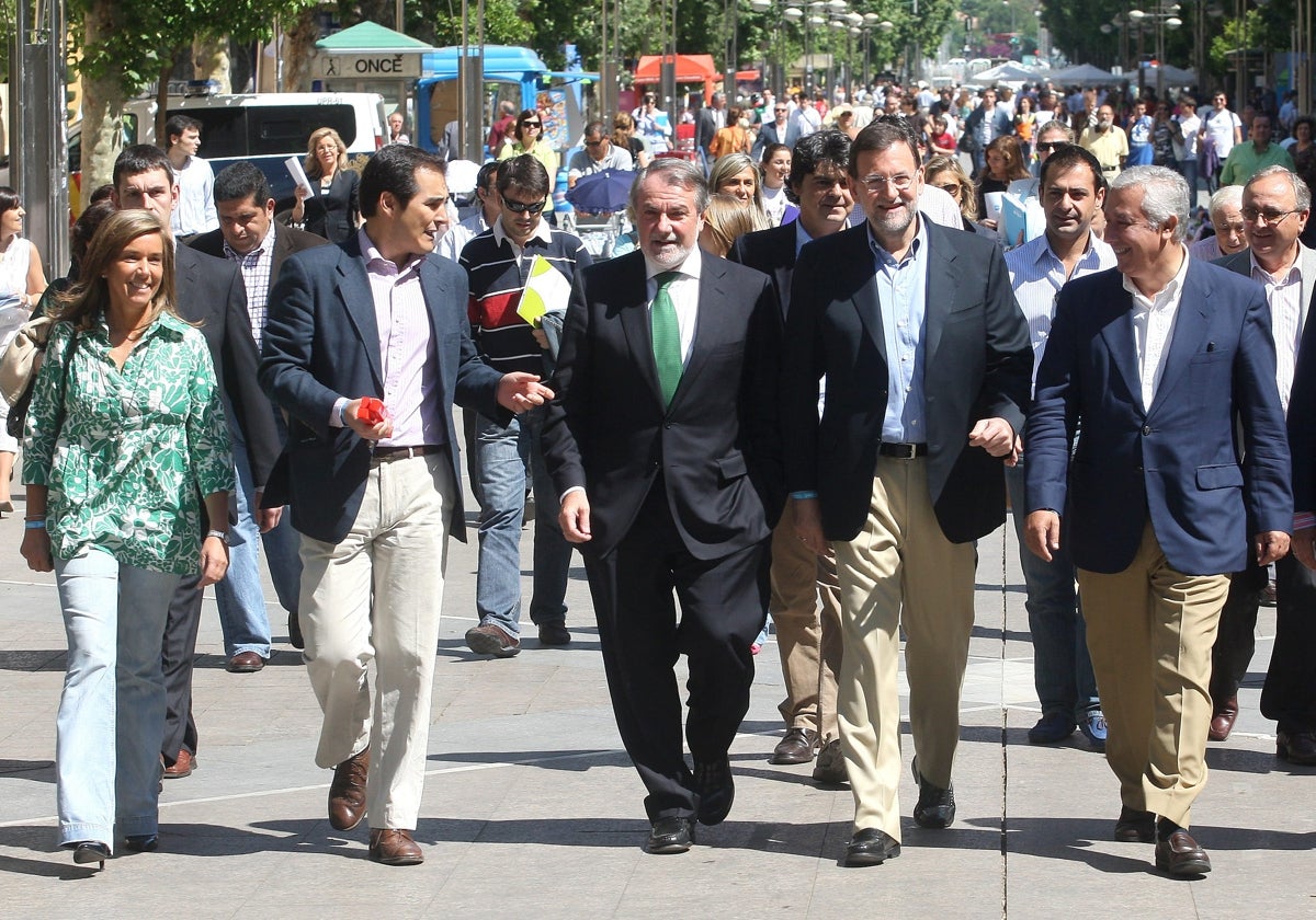 Acto electoral del PP a nivel nacional en Córdoba paral as europeas de 2009