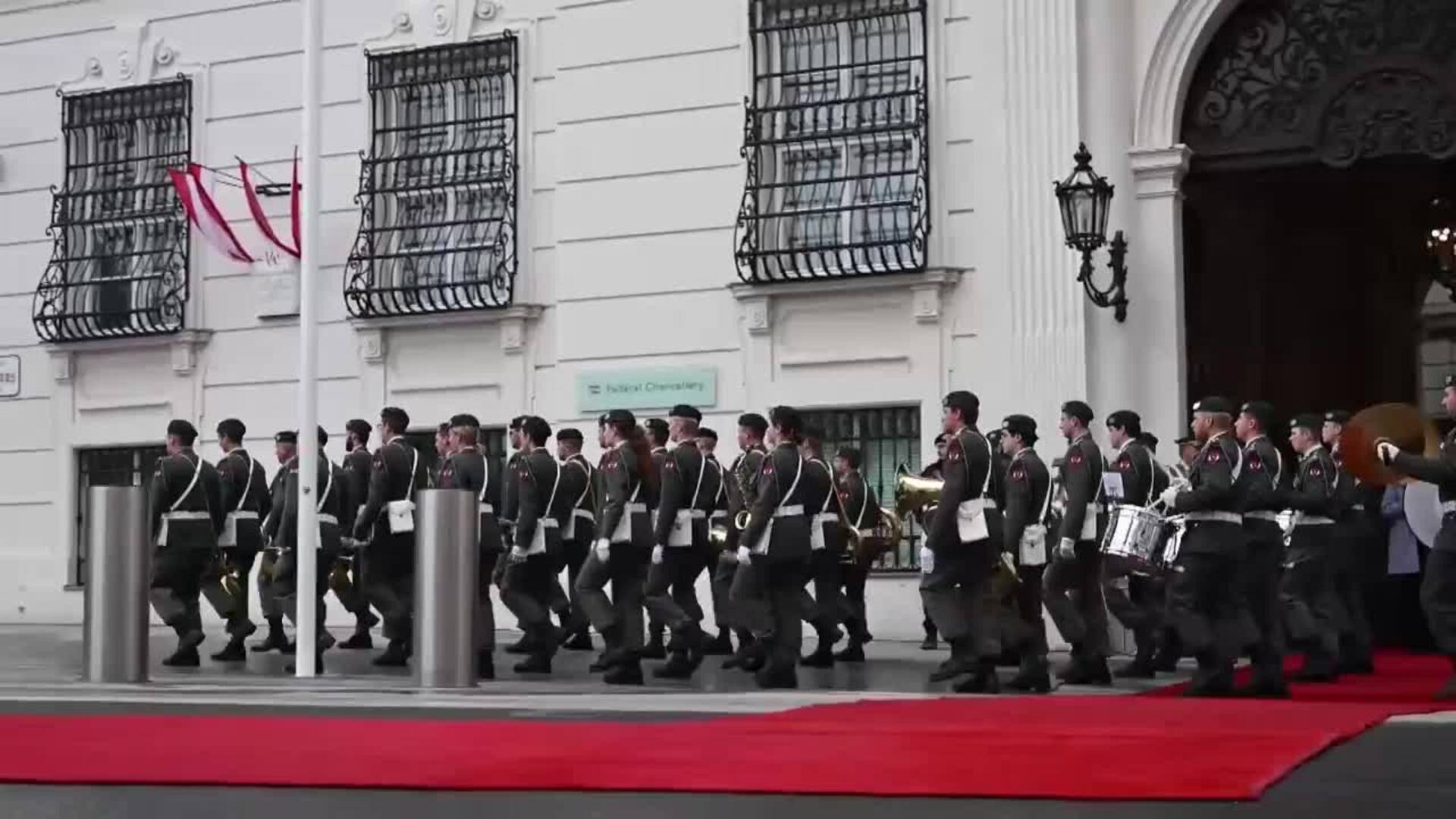 El primer ministro británico, Rishi Sunak, visita Viena