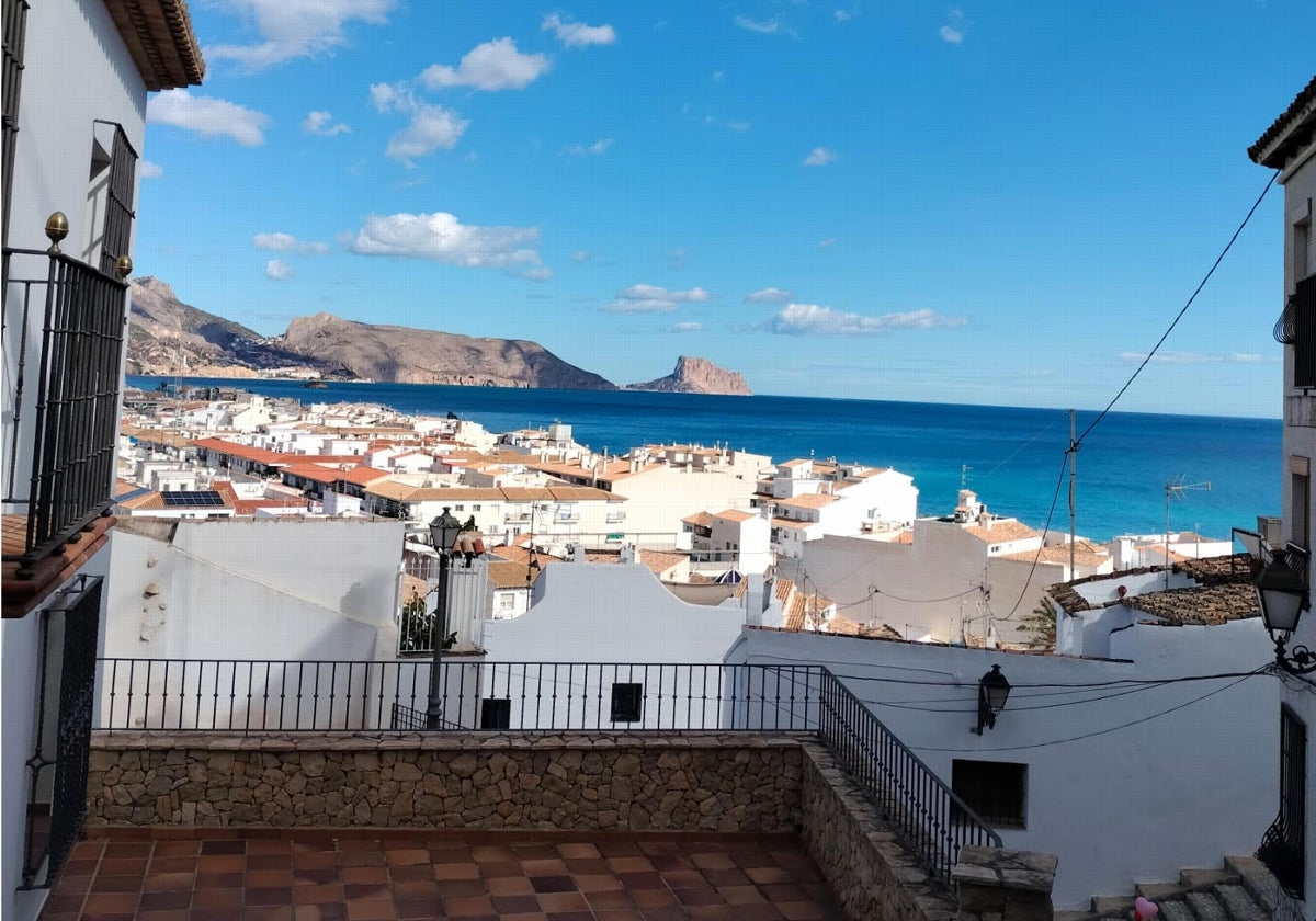 Imagen tomada desde una terraza en la localidad alicantina de Altea