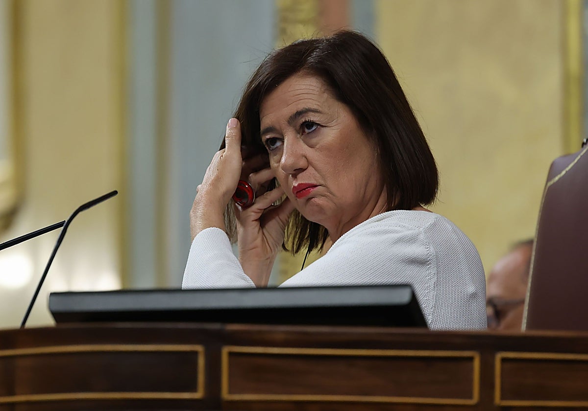 La expresidenta de Baleares y presidenta del Congreso, Francina Armengol