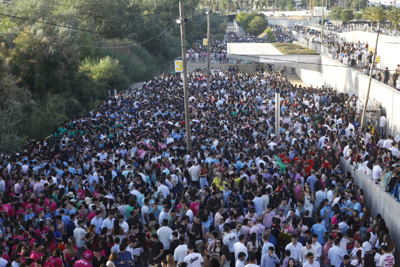 Fotos: diez mil jóvenes, en el botellón de la Feria de Córdoba
