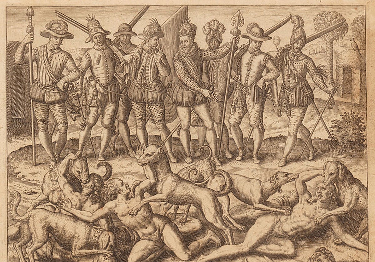 Therry de Bry, A los perros