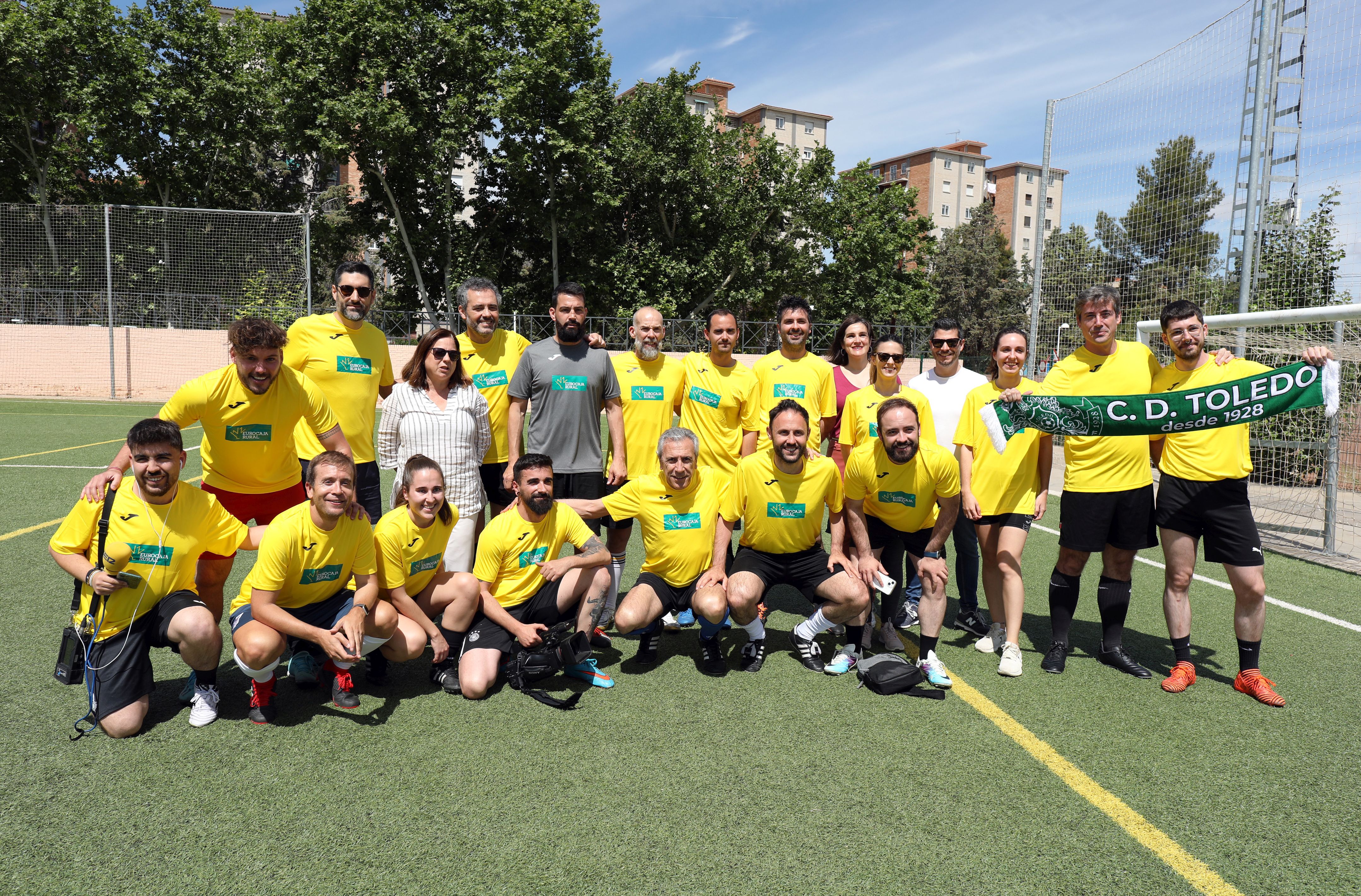 Los periodistas vencen el triangular benéfico de fútbol pre Corpus organizado por Europa Press