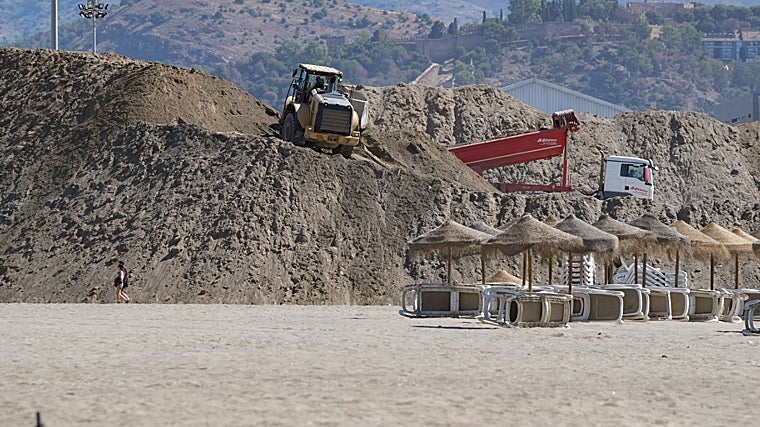 El Gobierno ha anunciado la movilización de 208.700 metros cúbicos de arena