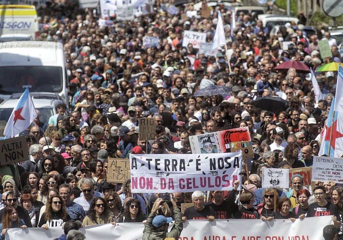 Imagen de la manifestación de este domingo