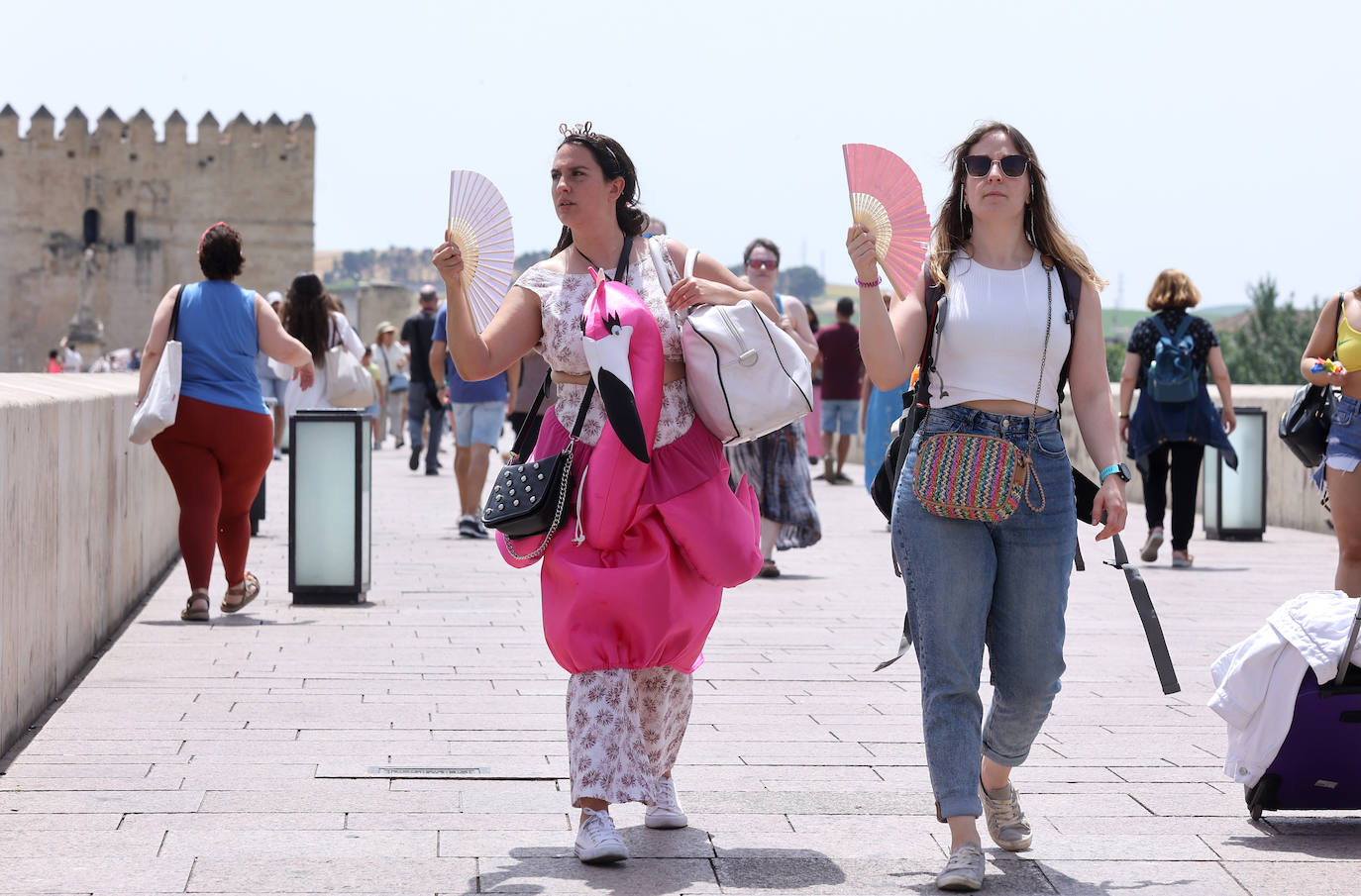 El primer arreón de calor de la temporada en Córdoba, en imágenes
