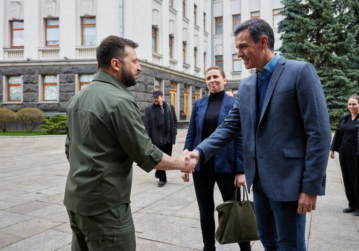 Visita de Zelenski a España, en directo: última hora del encuentro con Pedro Sánchez y el Rey Felipe VI hoy