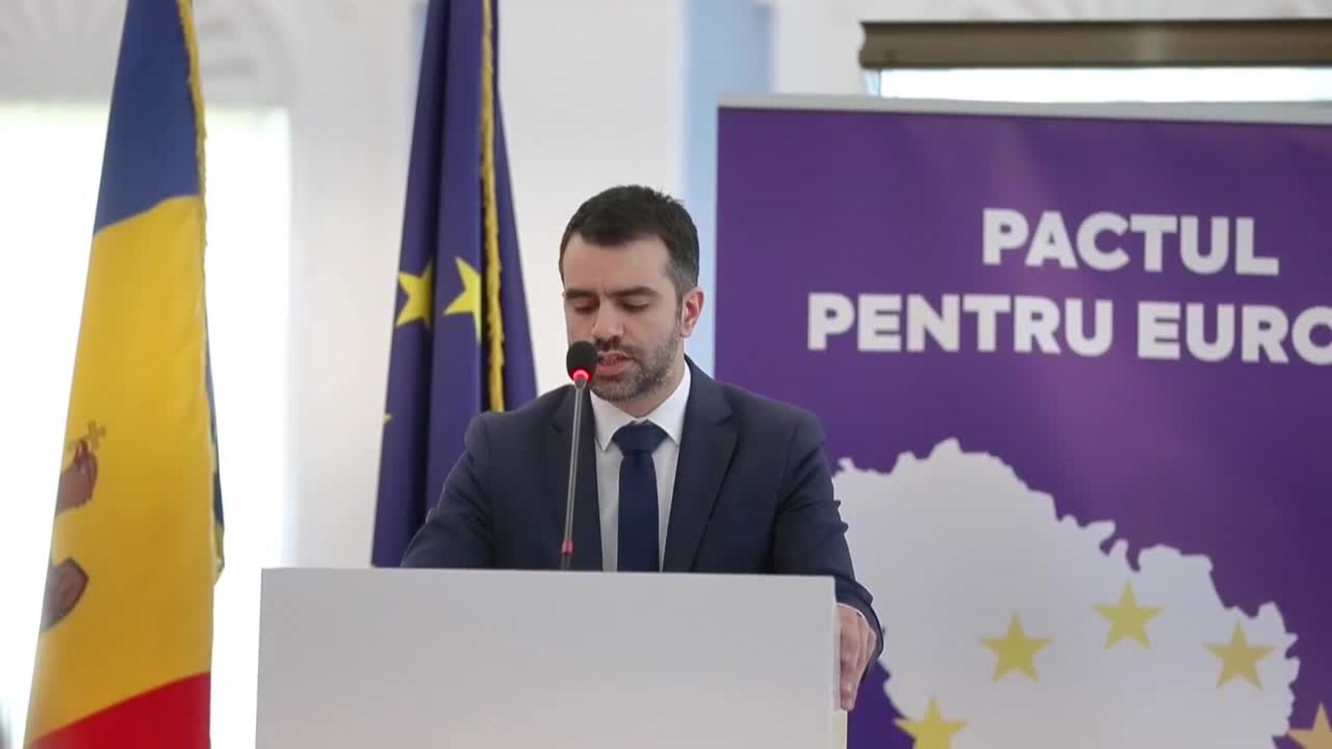 Partidos políticos en Moldavia firman el Pacto por Europa para unirse a
